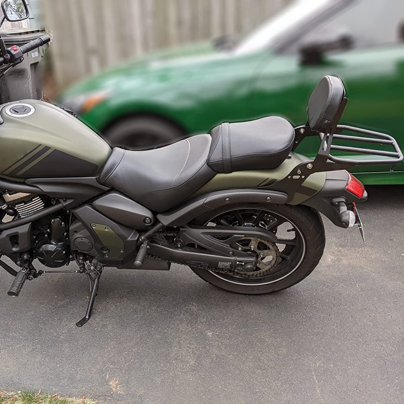 COBIKE Detachable Passenger Backrest Sissy Bar for Vulcan S650 VN650 EN650 2015-2024 (with Luggage Rack) - Image 4